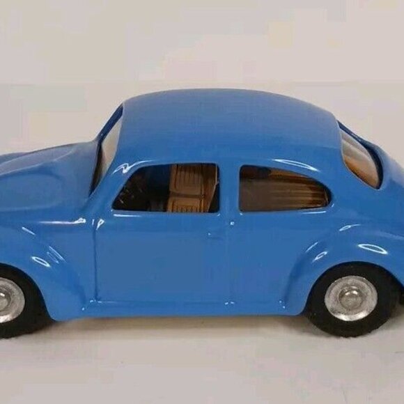 Kovap Volkswagon Beetle Wind-Up Diecast (Tested) VW Blue Vintage Czech - Picture 3 of 14